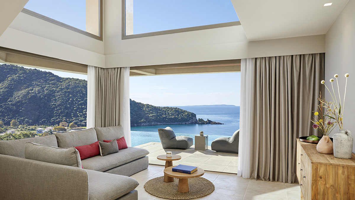 Twin / Double Maisonette Suite with Private Pool Sea View